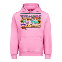 Fuchsia Pink teaching my tribe Urban Hoodie - NancyCooperArtShop