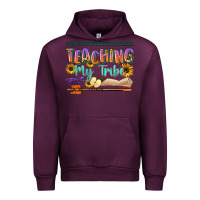 Mauve Wine teaching my tribe Urban Hoodie - NancyCooperArtShop