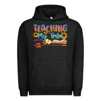 Pigment Black teaching my tribe Urban Hoodie - NancyCooperArtShop