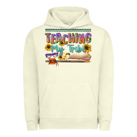 Pigment Pistachio teaching my tribe Urban Hoodie - NancyCooperArtShop