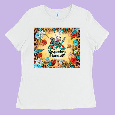 Respiratory Therapist Ladies Tee Designed By Barkaloodesign
