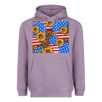 Lavender basic sunflower and leopard Heavyweight Hoodie - AdoDesignShop