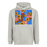 Moon Dust basic sunflower and leopard Heavyweight Hoodie - AdoDesignShop