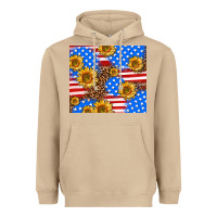 Mushroom basic sunflower and leopard Heavyweight Hoodie - AdoDesignShop