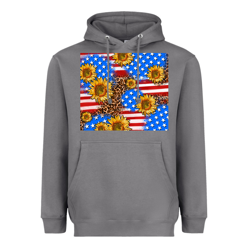 Basic Sunflower And Leopard Heavyweight Hoodie by AdoDesignShop | Teevron