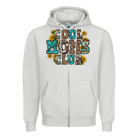 Dove Grey cool moms club Zipper Hoodie - Zillion Design Studio