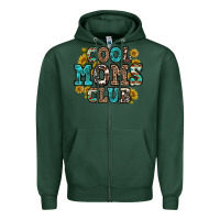 Sports Green cool moms club Zipper Hoodie - Zillion Design Studio