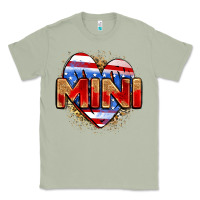 Matcha American mini heart Classic Tee - Zillion Design Studio