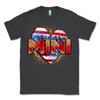 Smoke American mini heart Classic Tee - Zillion Design Studio