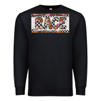 Black race license plate Premium Sweatshirt - Artiststas