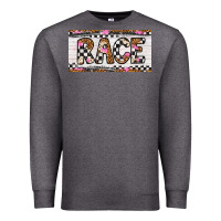 Charcoal Heather race license plate Premium Sweatshirt - Artiststas