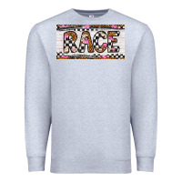 Heather Grey race license plate Premium Sweatshirt - Artiststas