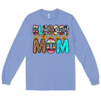 Colony Blue blessed mom Long Sleeve Tee - Zillion Design Studio