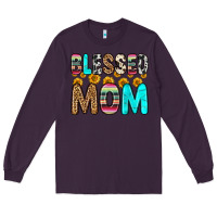 Plum blessed mom Long Sleeve Tee - Zillion Design Studio