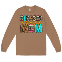 Toasted Coconut blessed mom Long Sleeve Tee - Zillion Design Studio