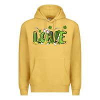 Antique Gold st patricks love nurse Premium Hoodie - MaliasSmallBusiness