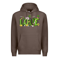 Coffee st patricks love nurse Premium Hoodie - MaliasSmallBusiness