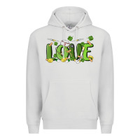 Dove Grey st patricks love nurse Premium Hoodie - MaliasSmallBusiness