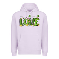 Lilac st patricks love nurse Premium Hoodie - MaliasSmallBusiness
