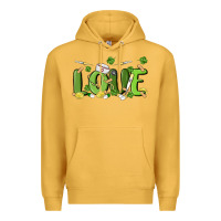 Mustard st patricks love nurse Premium Hoodie - MaliasSmallBusiness