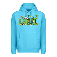 Ocean Blue st patricks love nurse Premium Hoodie - MaliasSmallBusiness