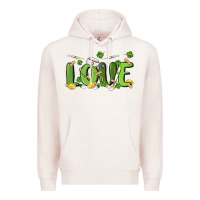 Pale Pink st patricks love nurse Premium Hoodie - MaliasSmallBusiness