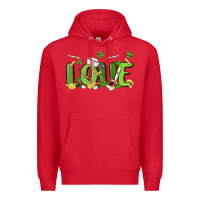Red st patricks love nurse Premium Hoodie - MaliasSmallBusiness