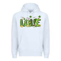 White st patricks love nurse Premium Hoodie - MaliasSmallBusiness