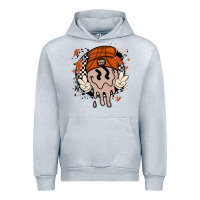 Heather Grey basketball game day Urban Hoodie - MaliasSmallBusiness