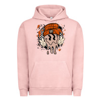 Pigment Salmon basketball game day Urban Hoodie - MaliasSmallBusiness