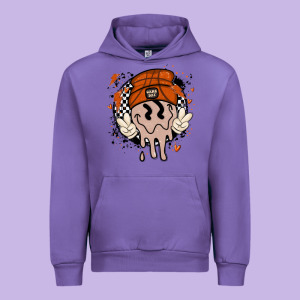 Basketball Game Day Urban Hoodie Designed By Maliassmallbusiness
