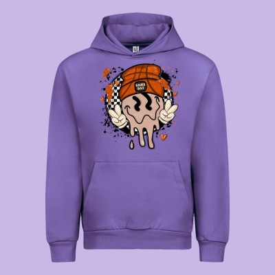 Basketball Game Day Urban Hoodie Designed By Maliassmallbusiness
