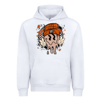 White basketball game day Urban Hoodie - MaliasSmallBusiness