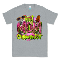 Heather Grey hot mom summer Classic Tee - texasbilliewilder