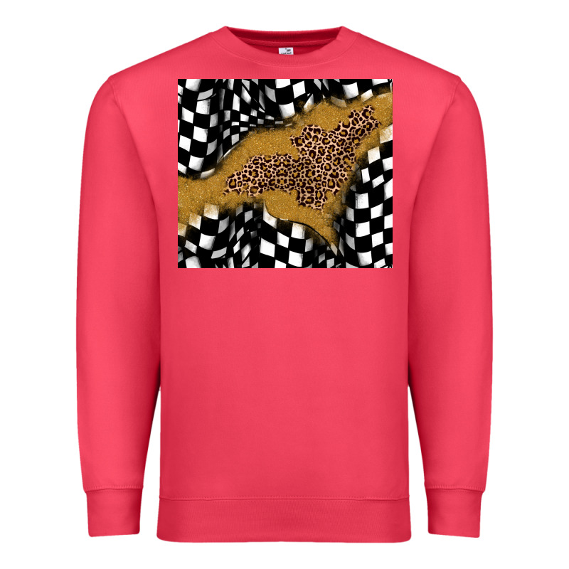 Racing Glitter Leopard Premium Sweatshirt by JahusDesignShop | Teevron