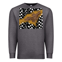 Charcoal Heather racing glitter leopard Premium Sweatshirt - JahusDesignShop