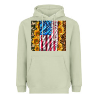 Matcha american realistic flag Heavyweight Hoodie - AdoDesignShop