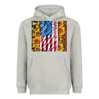 Moon Dust american realistic flag Heavyweight Hoodie - AdoDesignShop