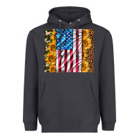 Smoke american realistic flag Heavyweight Hoodie - AdoDesignShop