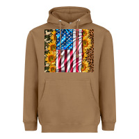 Toasted Coconut american realistic flag Heavyweight Hoodie - AdoDesignShop