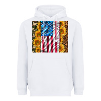 White american realistic flag Heavyweight Hoodie - AdoDesignShop