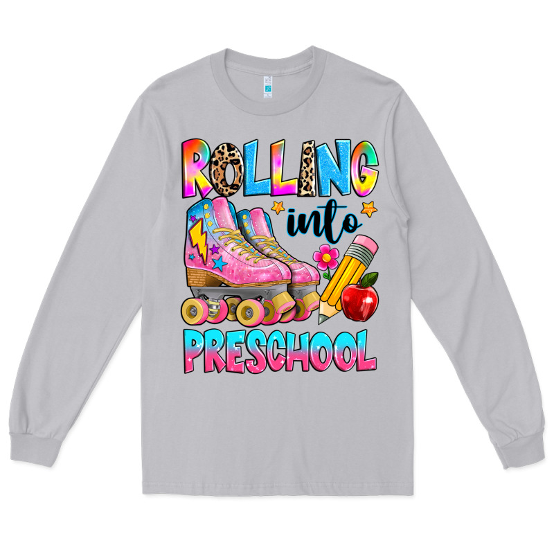 Rolling Into Preschool Grade Long Sleeve Tee by texasbilliewilder | Teevron