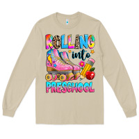 Mushroom rolling into preschool grade Long Sleeve Tee - texasbilliewilder