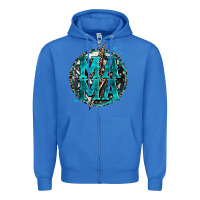 True Royal cowhide mama lighting bolt Zipper Hoodie - Zillion Design Studio