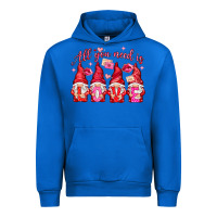 Cobalt all you need is love Urban Hoodie - NancyCooperArtShop