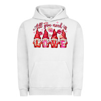 Pigment Lunar Rock all you need is love Urban Hoodie - NancyCooperArtShop