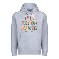 Heather Grey little bunny malias Premium Hoodie - MaliasSmallBusiness