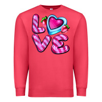 Cardinal love with strawberry candy Premium Sweatshirt - AdoDesignShop