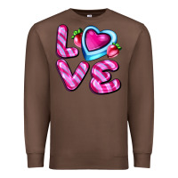 Chestnut love with strawberry candy Premium Sweatshirt - AdoDesignShop