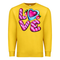 Lemon love with strawberry candy Premium Sweatshirt - AdoDesignShop